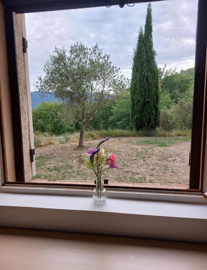 Logement D'Exception Pres Du Colorado Provencal Dans Une Residence Au Calme Avec Piscine Offrant Une Vue Imprenable Sur Le Luberon Depuis Sa Terrasse Viens Luaran gambar